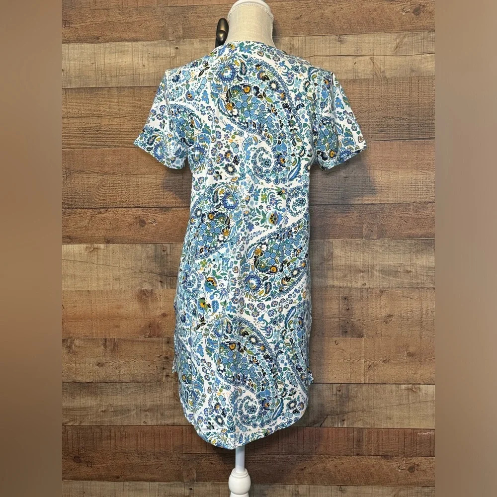 🌻 Vera Bradley Pajama Sleep Shirt Night Dress Dreamer Paisley Women’s size XS - Picture 2 of 9